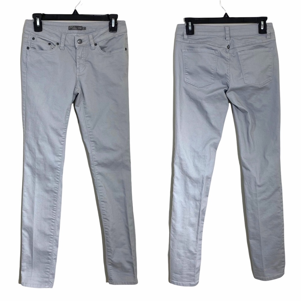 PRANA Light Gray Skinny Jeans
